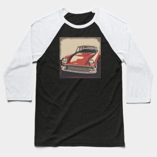 retro sport car vintage frame Baseball T-Shirt